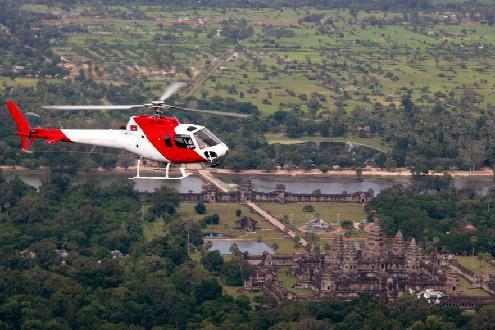 Cambodia Helicopter Tour